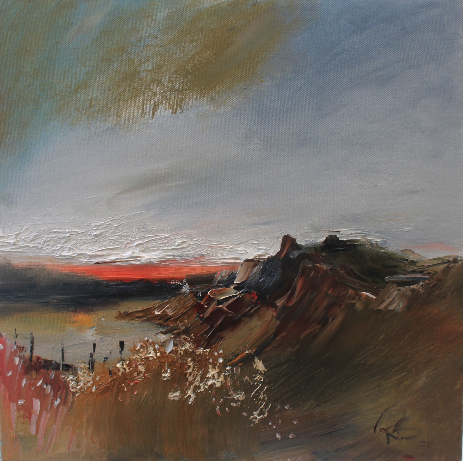 'The Glen at Sunset' by artist Rosanne Barr